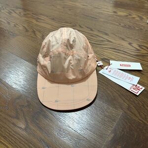 BRAND NEW - Supreme x Lacoste Peach Camper Cap